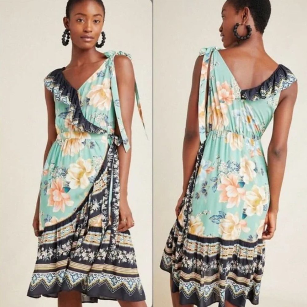 NWT Anthropologie Farm Rio Monica Wrap Dress